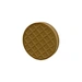 round square shaped natural latex teether